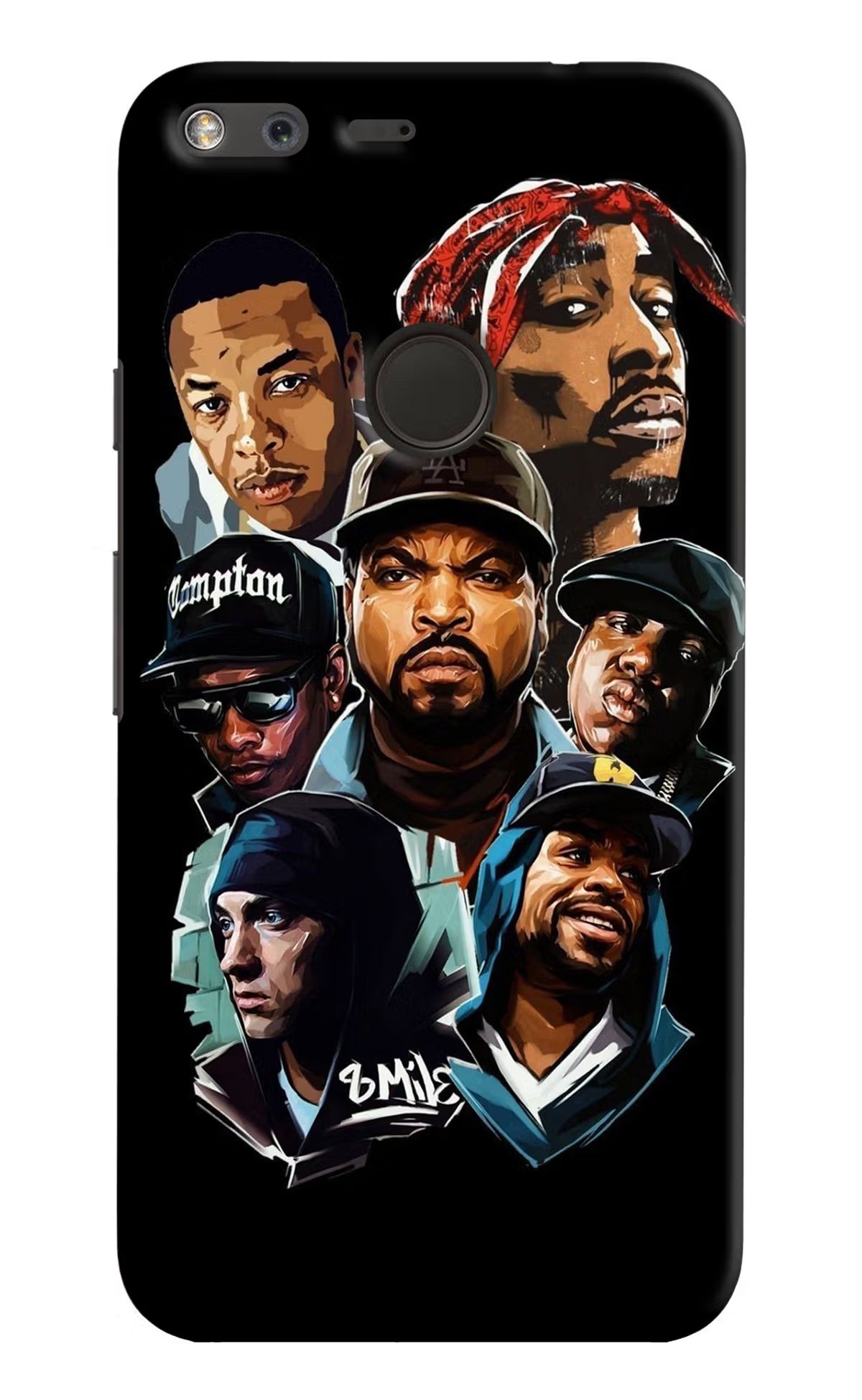 Rappers Google Pixel Hard Case Back Cover by Casekaro