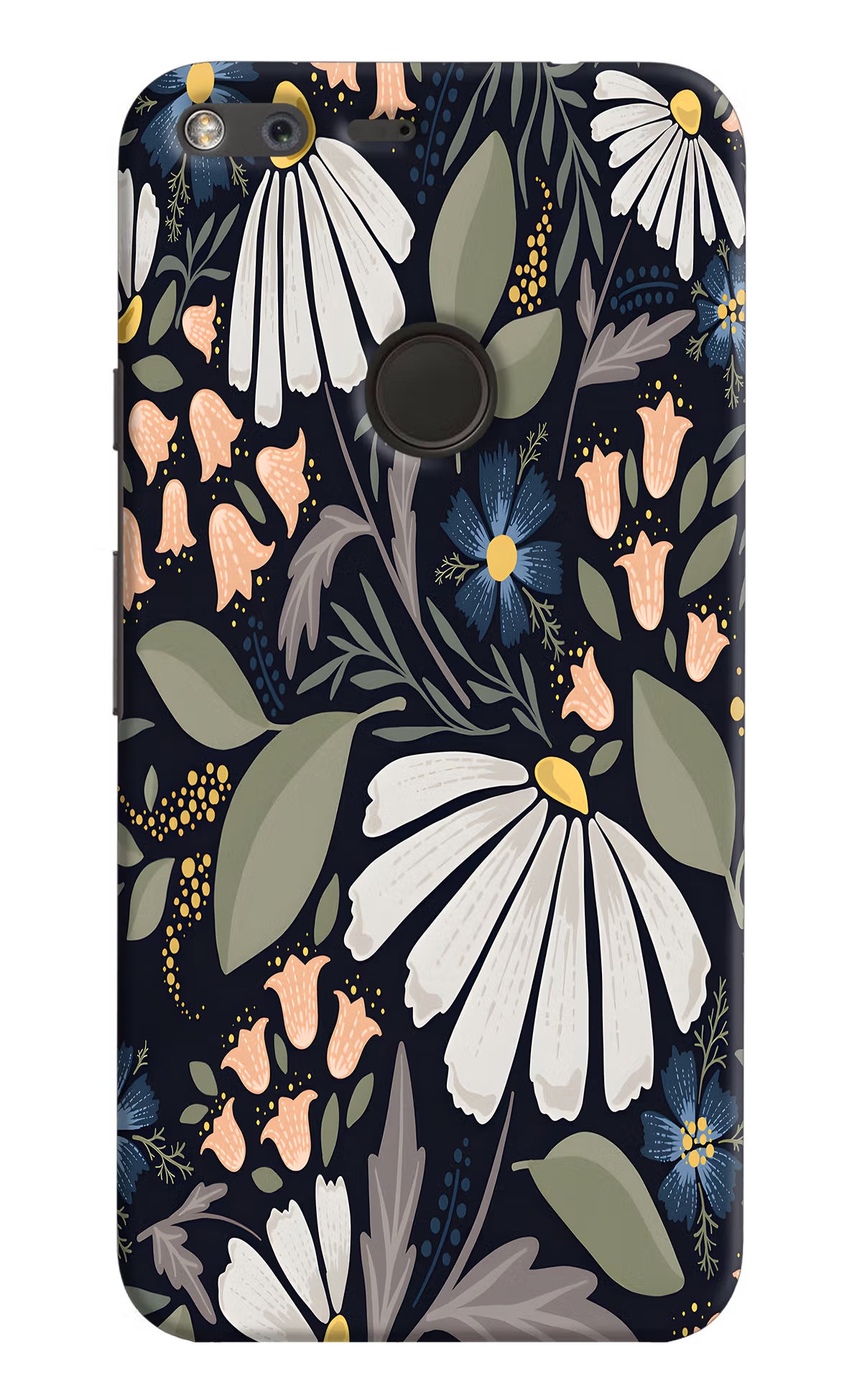 Flowers Art Google Pixel Hard Case Back Cover by Casekaro