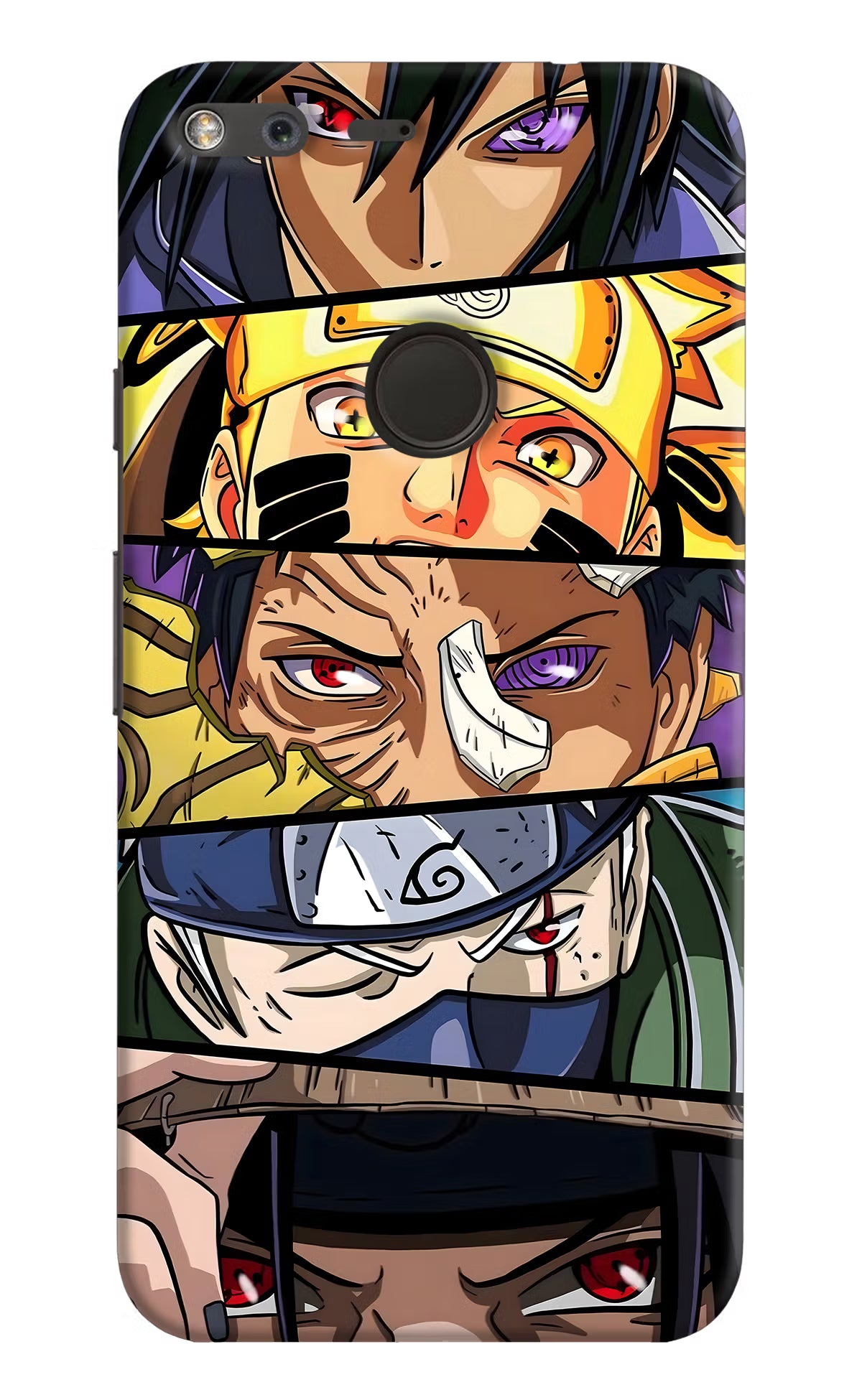 Naruto Character Google Pixel Hard Case Back Cover by Casekaro