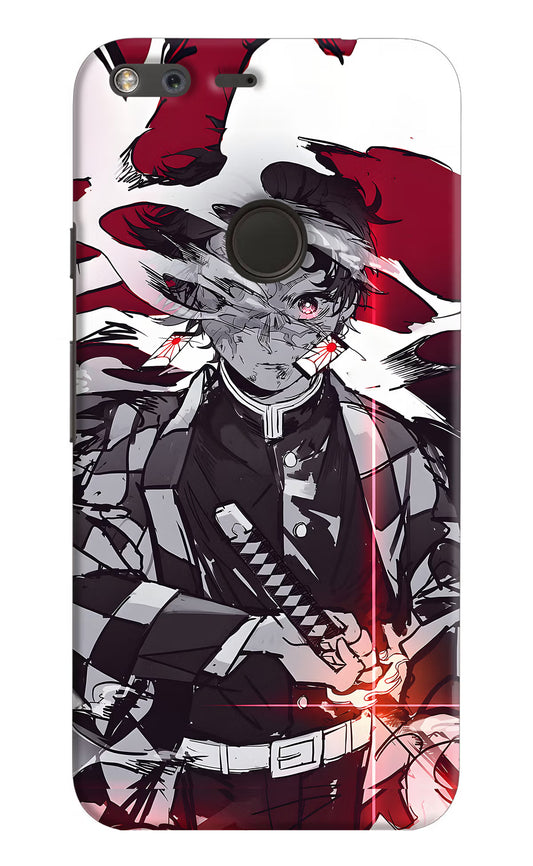 Demon Slayer Google Pixel Hard Case Back Cover by Casekaro