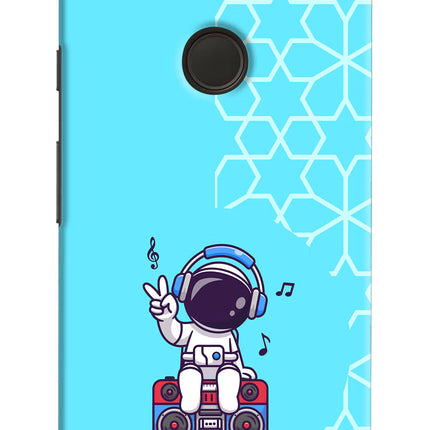 Cute Astronaut Chilling Google Pixel Hard Case Back Cover by Casekaro