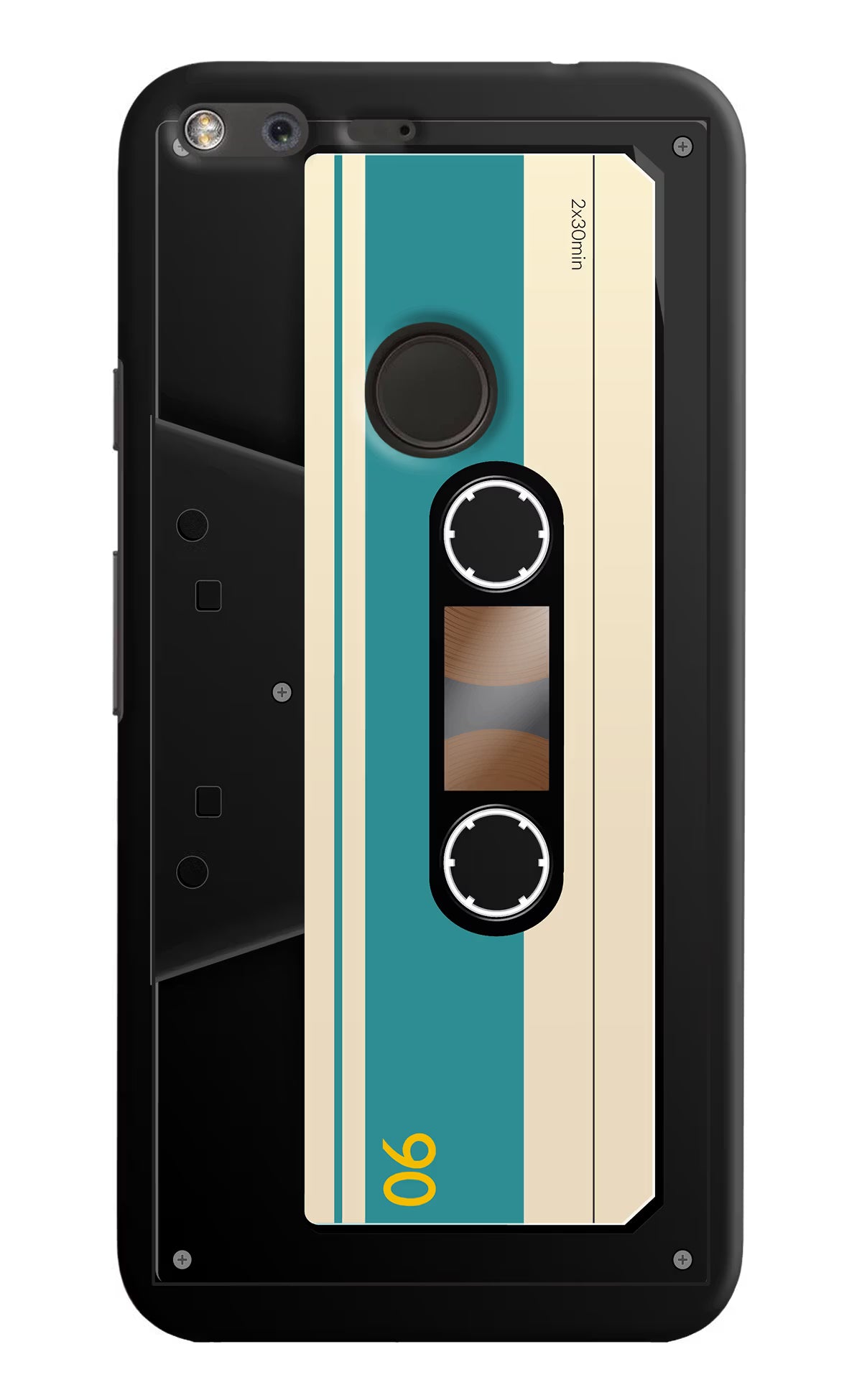 Cassette Google Pixel Hard Case Back Cover by Casekaro