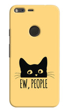 Ew People Catitude Google Pixel Hard Case Back Cover by Casekaro