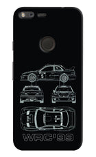 WRC'99 Google Pixel Hard Case Back Cover by Casekaro
