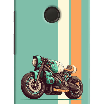 Striped Moto Drift Google Pixel Hard Case Back Cover by Casekaro