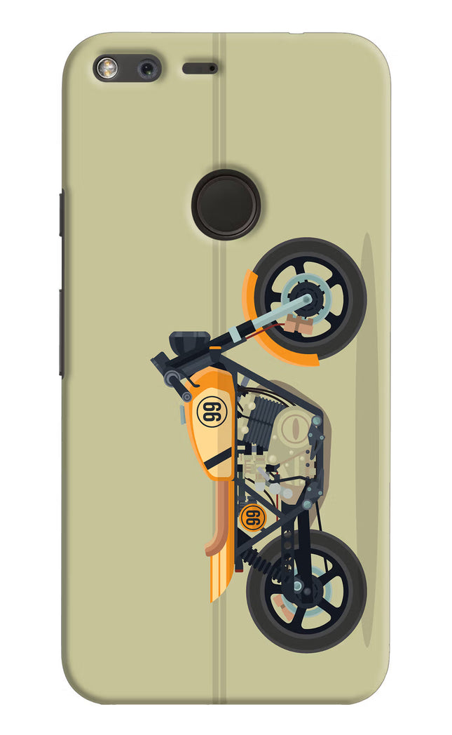 Vertical Speedster Google Pixel Hard Case Back Cover by Casekaro