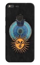 Divine Sun Google Pixel Hard Case Back Cover by Casekaro