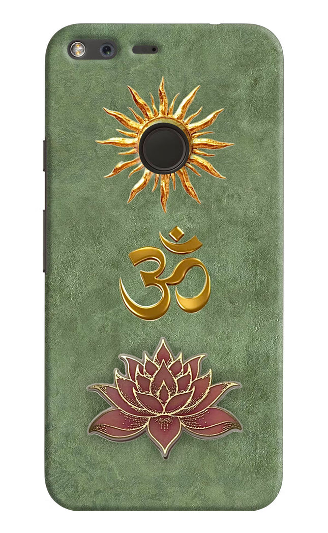 Om & Lotus Google Pixel Back Cover