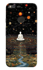 Space Monk Google Pixel Hard Case Back Cover by Casekaro