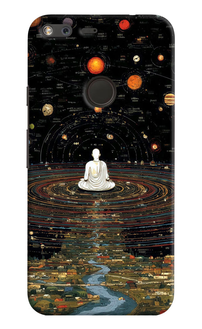 Space Monk Google Pixel Hard Case Back Cover by Casekaro