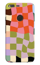Wavy Grid Google Pixel Hard Case Back Cover by Casekaro