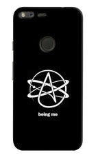 Atheist Symbol Google Pixel Hard Case Back Cover by Casekaro