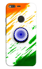 Indian Flag Ashoka Chakra Google Pixel Pop Case by Casekaro