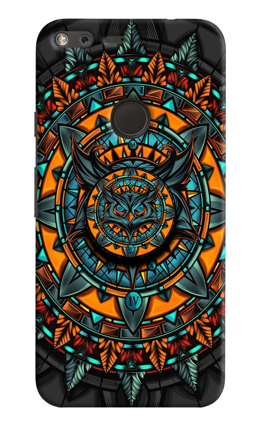 Angry Owl Google Pixel Pop Case, Hard case