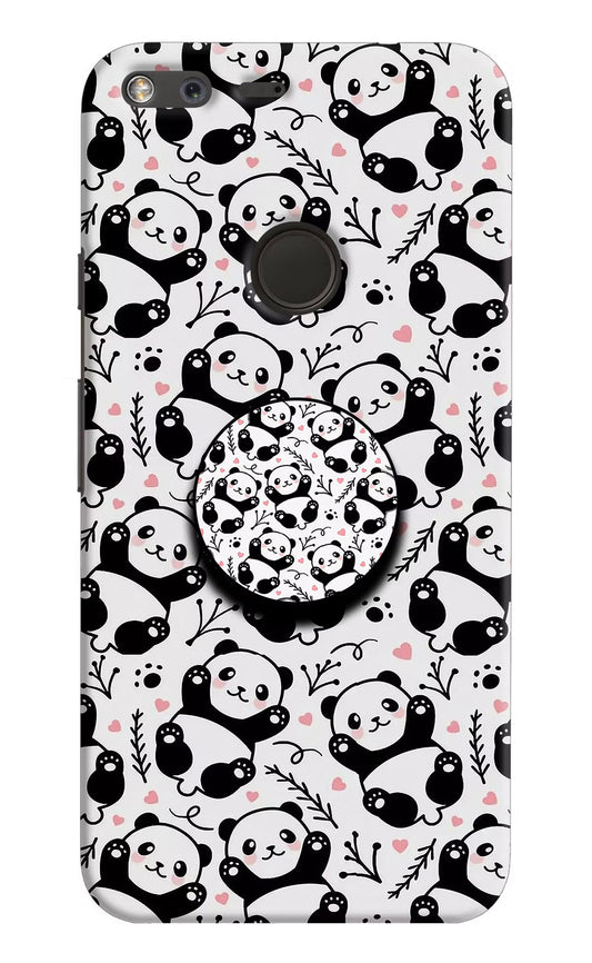 Cute Panda Google Pixel Pop Case by Casekaro