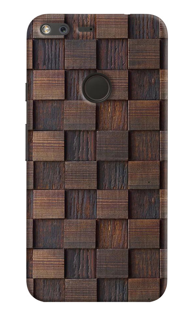 Wooden Cube Design Google Pixel XL Hard Case Back Cover by Casekaro