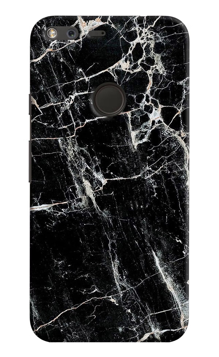 Black Marble Texture Google Pixel XL Back Cover, Hard case