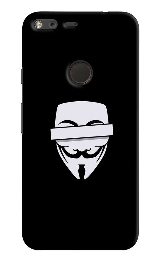 Anonymous Face Google Pixel XL Hard Case Back Cover by Casekaro