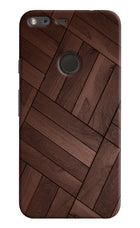 Wooden Texture Design Google Pixel XL Hard Case Back Cover by Casekaro