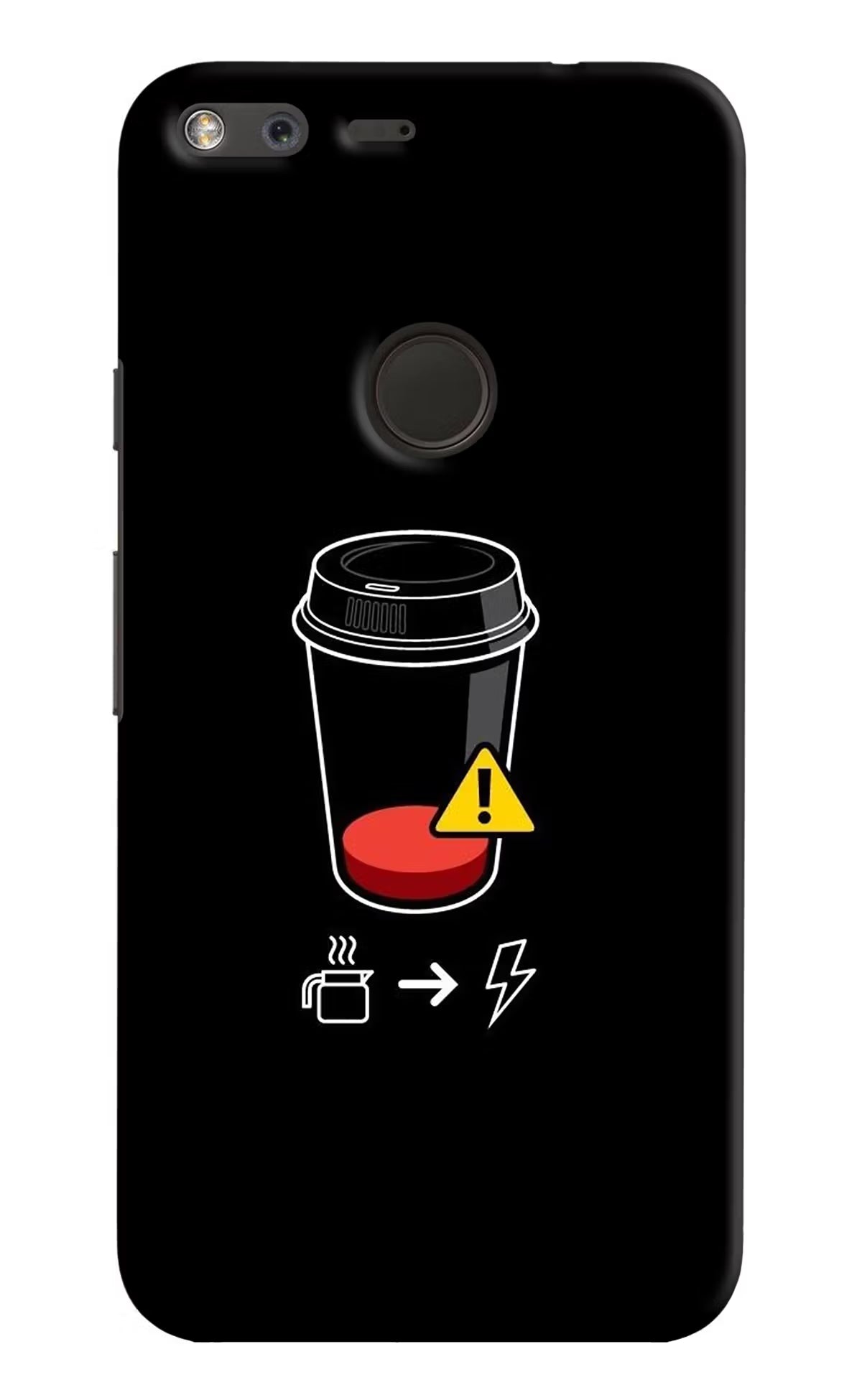 Coffee Google Pixel XL Hard Case Back Cover by Casekaro