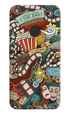 Cinema Abstract Google Pixel XL Hard Case Back Cover by Casekaro