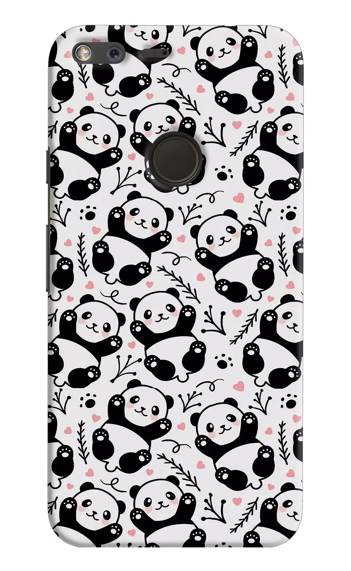 Cute Panda Google Pixel XL Hard Case Back Cover by Casekaro