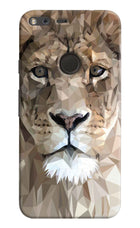 Lion Art Google Pixel XL Hard Case Back Cover by Casekaro
