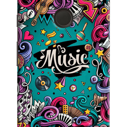 Music Graffiti Google Pixel XL Hard Case Back Cover by Casekaro