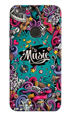 Music Graffiti Google Pixel XL Hard Case Back Cover by Casekaro