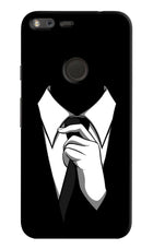 Black Tie Google Pixel XL Hard Case Back Cover by Casekaro