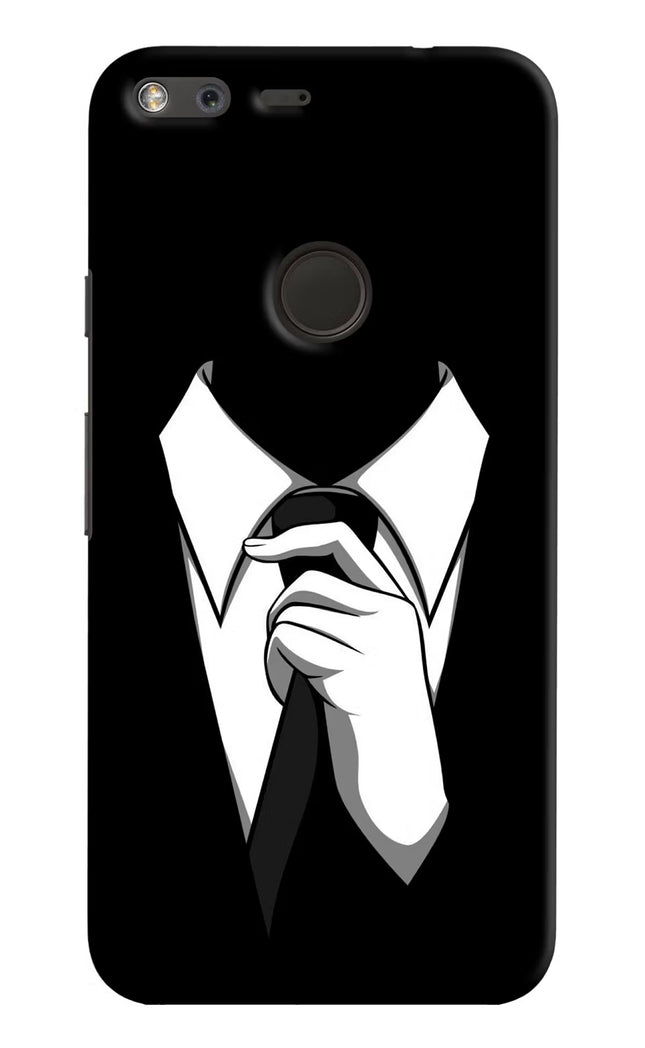 Black Tie Google Pixel XL Hard Case Back Cover by Casekaro