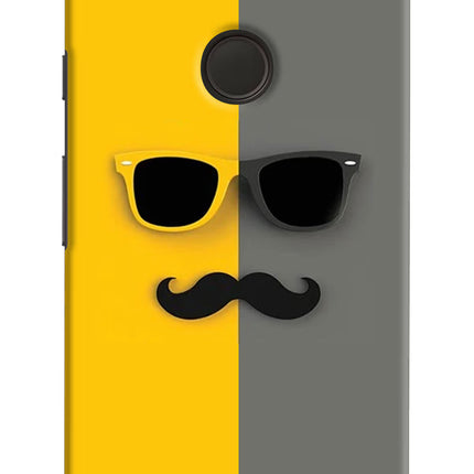 Sunglasses with Mustache Google Pixel XL Hard Case Back Cover by Casekaro