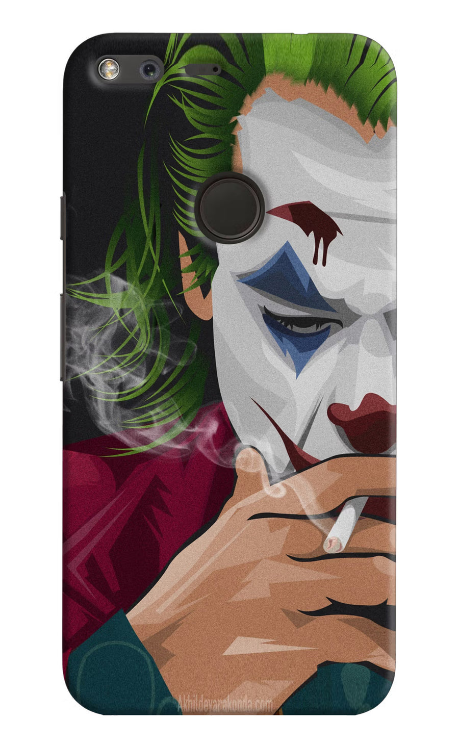 Joker Smoking Google Pixel XL Back Cover, Hard case