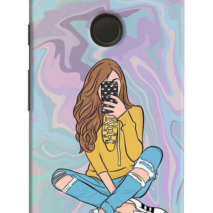 Selfie Girl Google Pixel XL Hard Case Back Cover by Casekaro