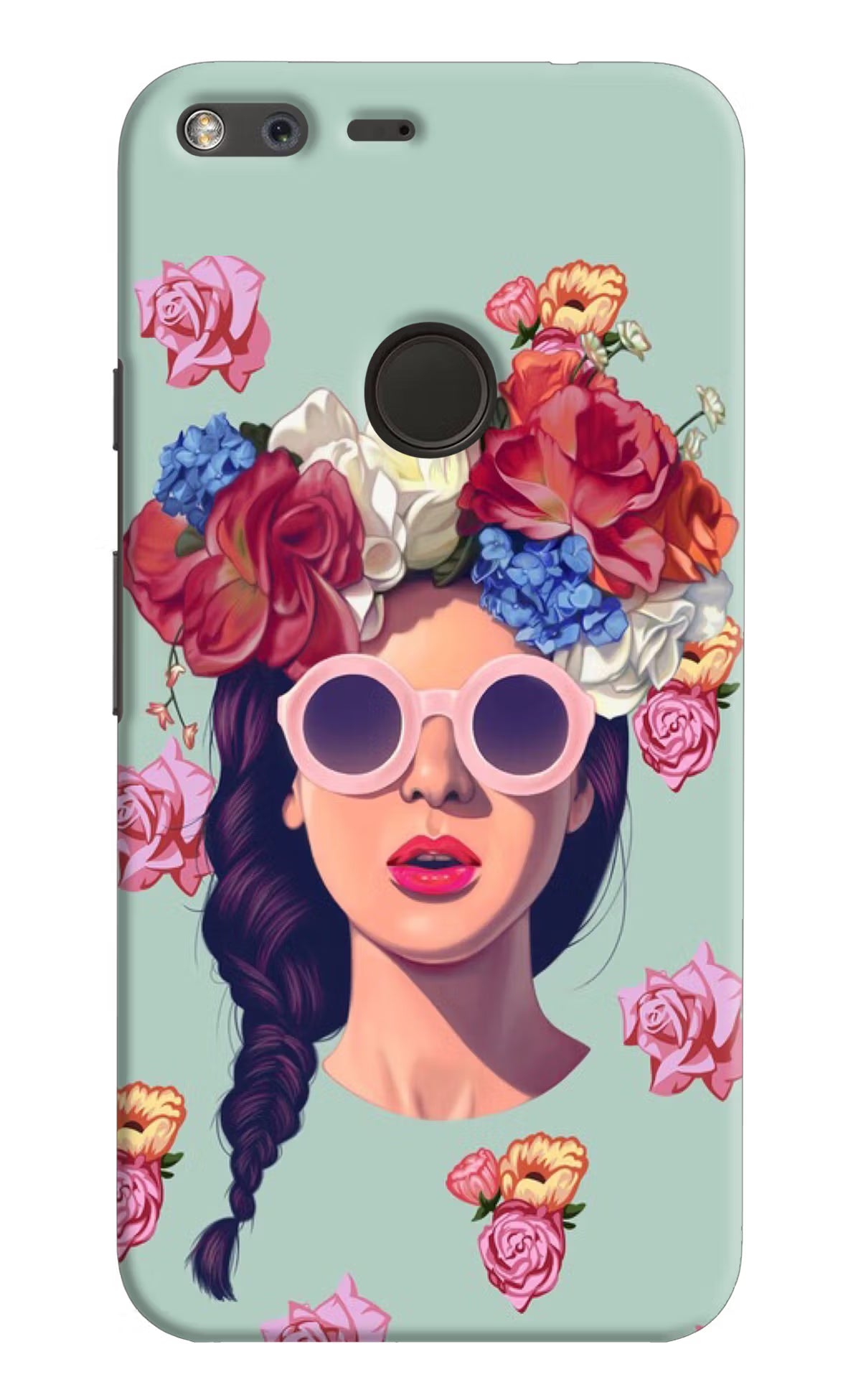 Pretty Girl Google Pixel XL Hard Case Back Cover by Casekaro