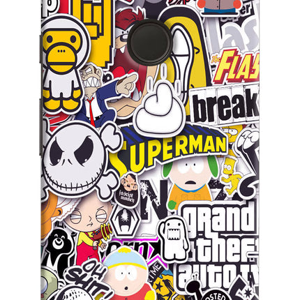 Sticker Bomb Google Pixel XL Hard Case Back Cover by Casekaro
