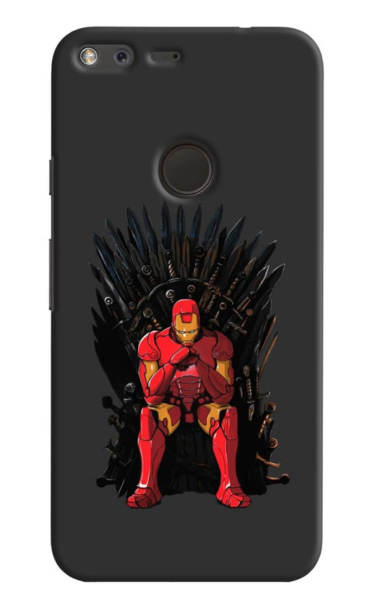 Ironman Throne Google Pixel XL Hard Case Back Cover by Casekaro