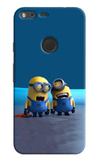 Minion Laughing Google Pixel XL Hard Case Back Cover by Casekaro