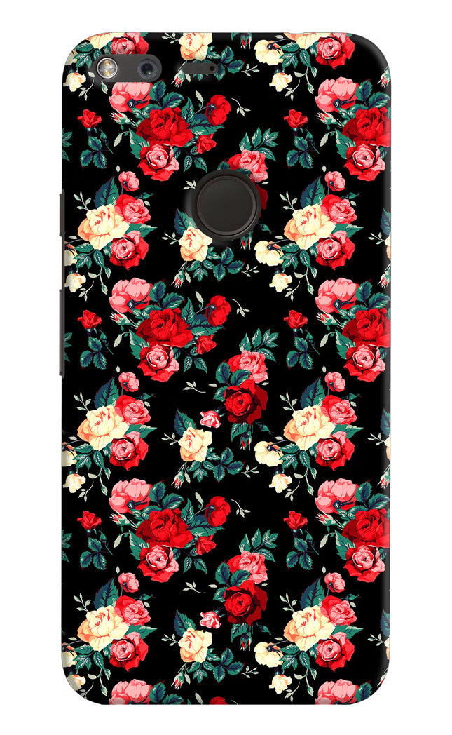 Rose Pattern Google Pixel XL Hard Case Back Cover by Casekaro