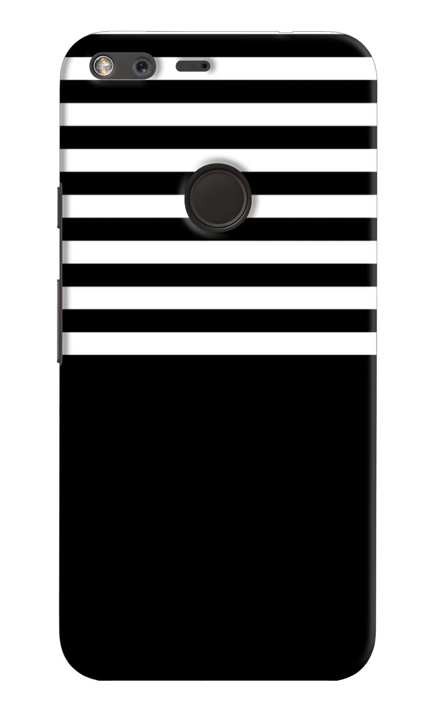 Black and White Print Google Pixel XL Back Cover, Hard case