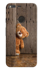 Teddy Wooden Google Pixel XL Hard Case Back Cover by Casekaro