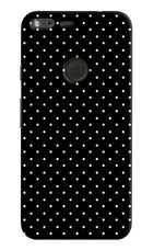 White Dots Google Pixel XL Hard Case Back Cover by Casekaro