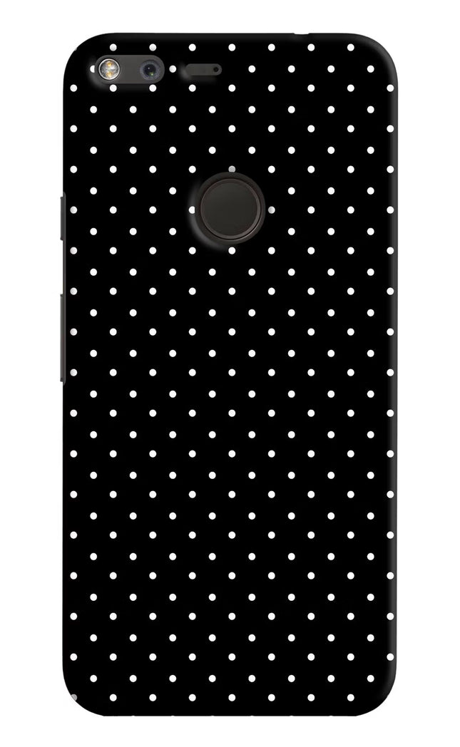 White Dots Google Pixel XL Hard Case Back Cover by Casekaro