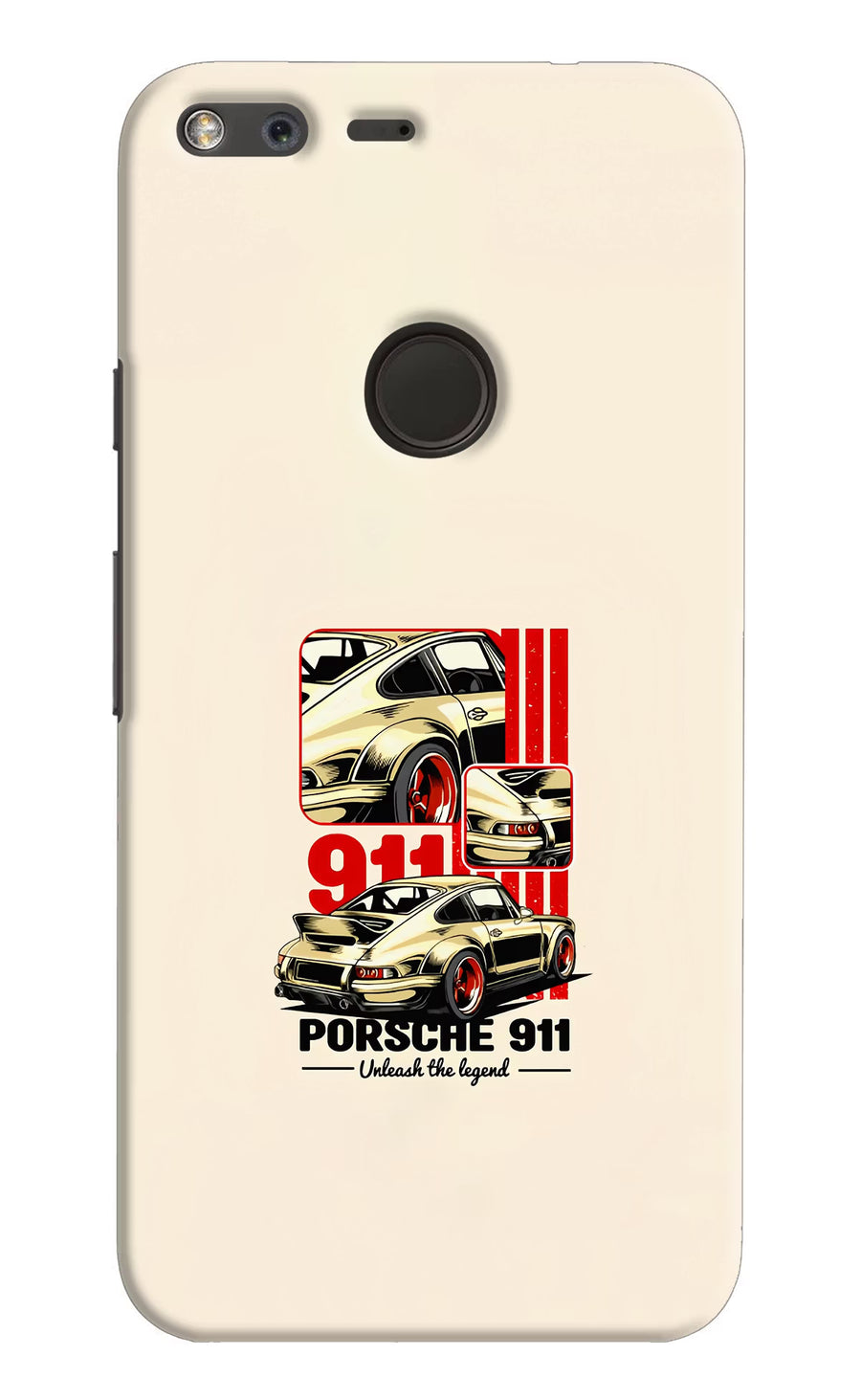 Classic Porsche 911 Google Pixel XL Back Cover, Hard case