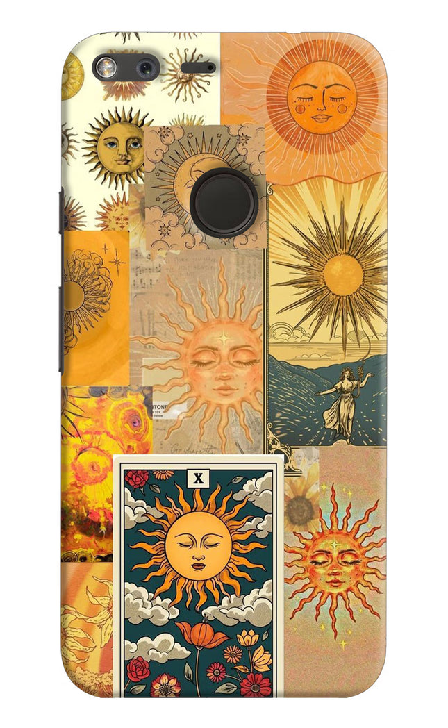 Sun Google Pixel XL Hard Case Back Cover by Casekaro