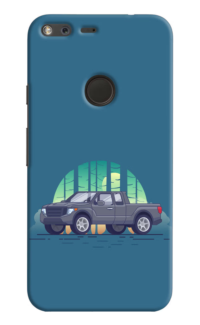Retro Garage Vibe Google Pixel XL Hard Case Back Cover by Casekaro
