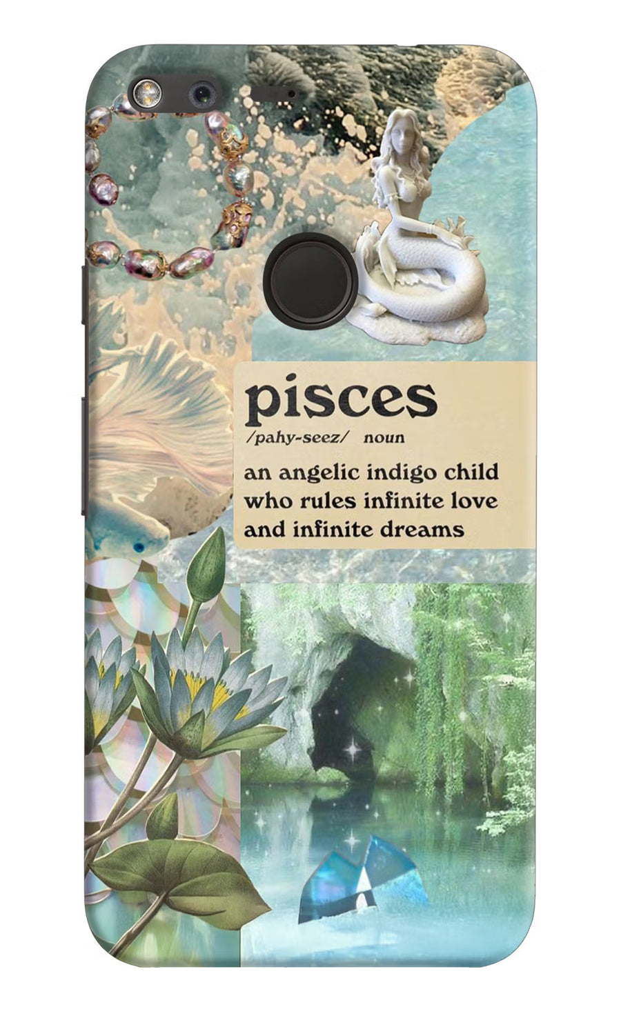 Pisces Zodiac Google Pixel XL Back Cover, Hard case