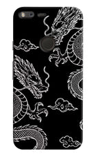 Twin Dragons Google Pixel XL Hard Case Back Cover by Casekaro