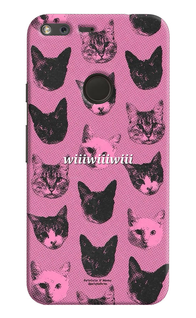 Pink Cats Google Pixel XL Hard Case Back Cover by Casekaro
