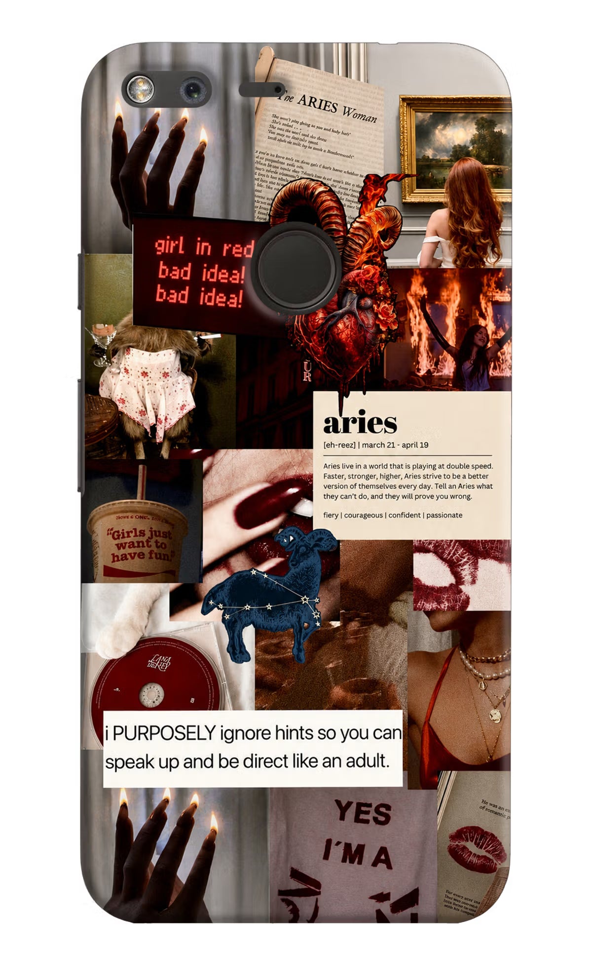 Zodiac Aries Google Pixel XL Back Cover